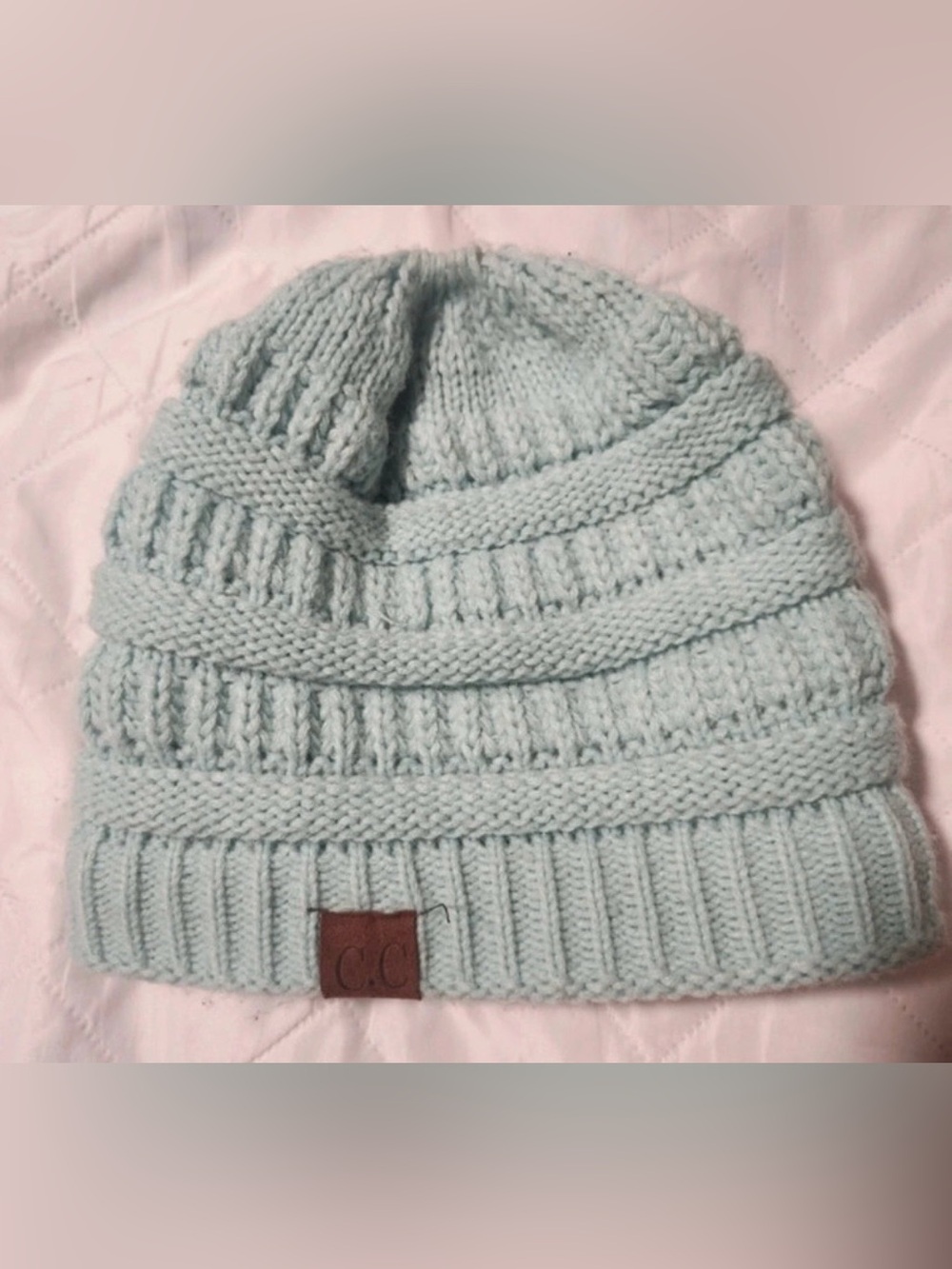 C.C Mint Knit Beanie women’s